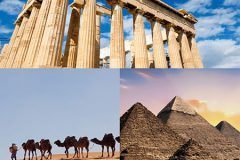 Viaggia gratis per un tour a scelta tra Grecia, Marocco o Egitto